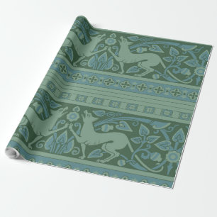 Papier Cadeau Art Déco Nouveau Chien Nature Motif animal