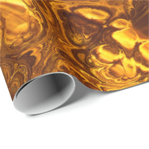 Papier Cadeau Art fractal incendie 2