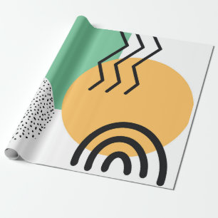 Papier Cadeau Art moderne du milieu du siècle 