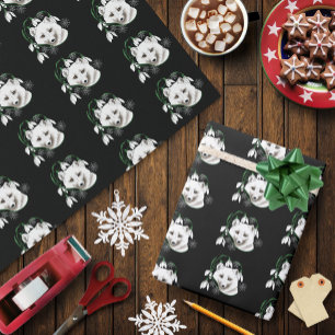 Papier Cadeau Art Nouveau Renard blanc arctique