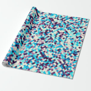 Papier Cadeau Art numérique motif abstrait. géométrique i Abstra