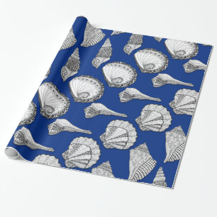 Papier Cadeau Art original Seashell Collection