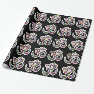 Papier Cadeau Art symbolique floral Namaste