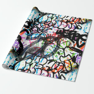 Papier Cadeau Art urbain Graffiti art motif 