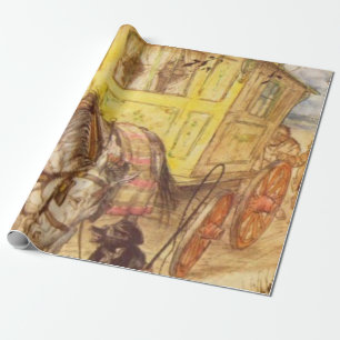 Papier Cadeau Arthur Rackham - Le Vent Au Fil