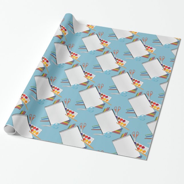 Papier Cadeau Articles d'artisanat Papier d'enveloppement (Déroulé)