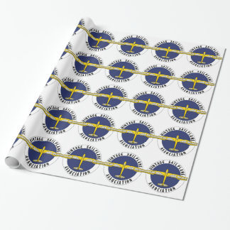 Papier Cadeau Articles vintages d'association de planeur