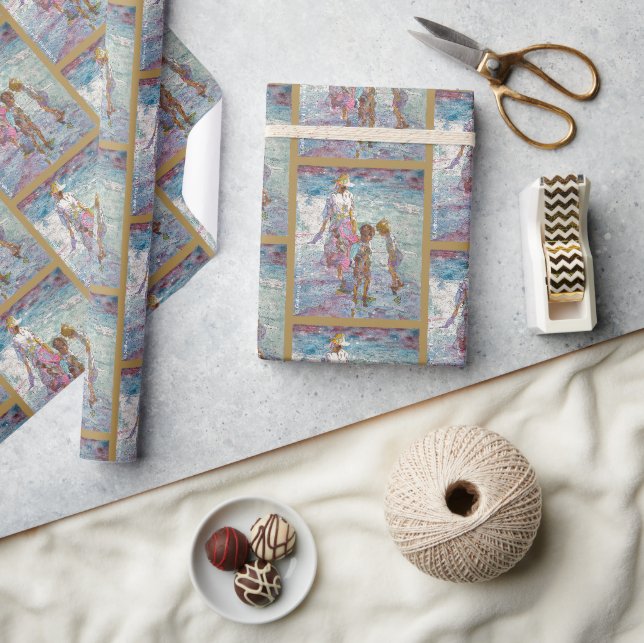 Papier cadeau artistique Gathering Light © (Artisanat)