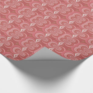 Papier Cadeau Artwork Abstrait rouge