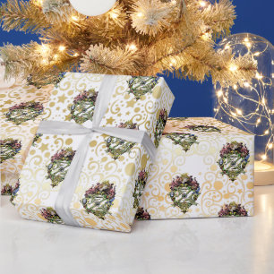 Papier Cadeau Assistant classique de Noël Oz
