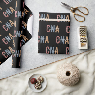 Papier Cadeau Assistant infirmier certifié CNA Retro
