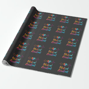Papier Cadeau Assistant Médicale Heartbeat Nursing Hospital Coe