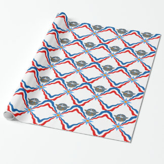 Papier Cadeau Assyrien-Drapeau