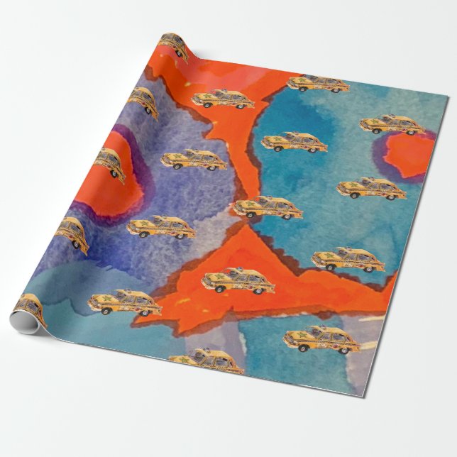 Papier Cadeau Astro Taxi (Déroulé)