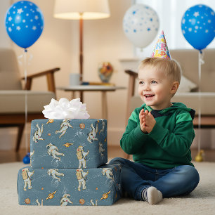 Papier Cadeau Astronautes vintages