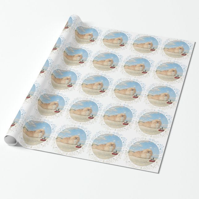 Papier Cadeau At the Seashore (Déroulé)