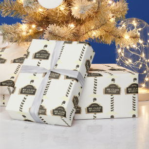 Papier Cadeau Atelier père Noël pôle Nord