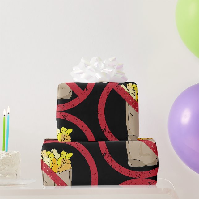 Papier Cadeau Aucun signe Fries (Créateur téléchargé)