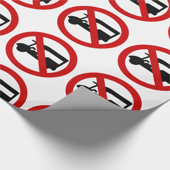 Papier Cadeau AUCUN TAXI Tuk-Tuk ⚠ Route de Thaïlande ⚠ (Coin)