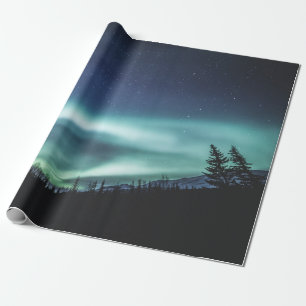 Papier Cadeau Aurora Borealis Norvège