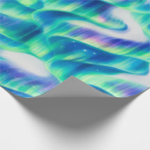 Aurore Boréale Motif Abstrait