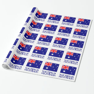 Papier Cadeau Australie et drapeau australien