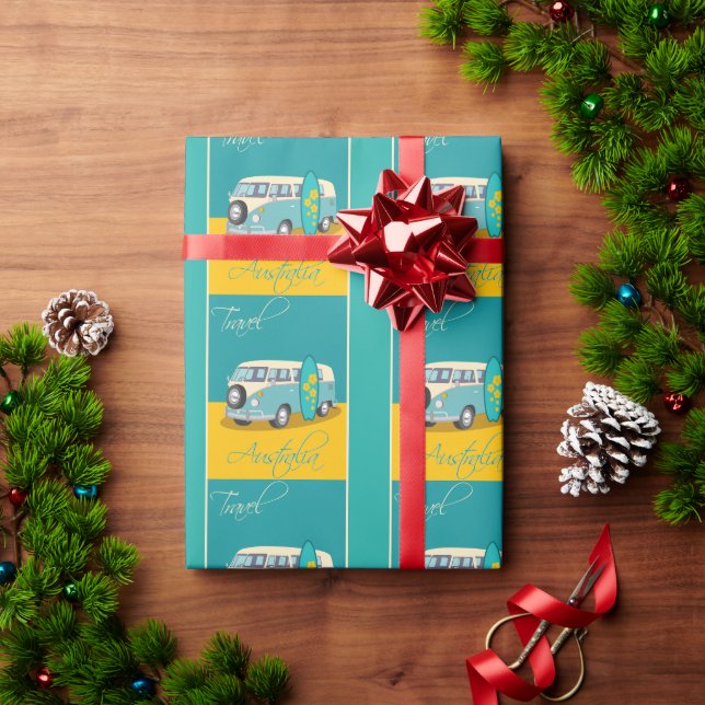 Papier Cadeau Australie : Voyage (Cadeau de vacances)