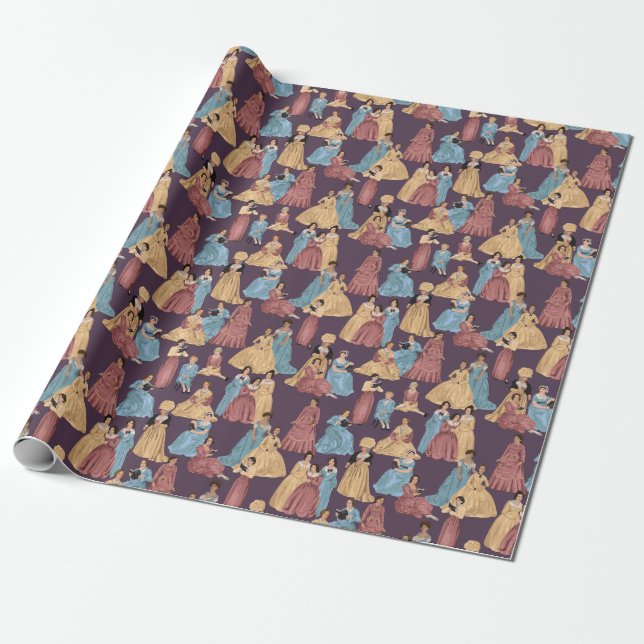 Papier Cadeau Auteurs classiques (Déroulé)
