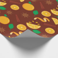 Automne Cinnamon, Oranges, Star Anise Sans Seamles