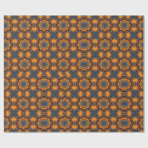 Papier Cadeau automne géométrique, automne lunaire, automne, aut