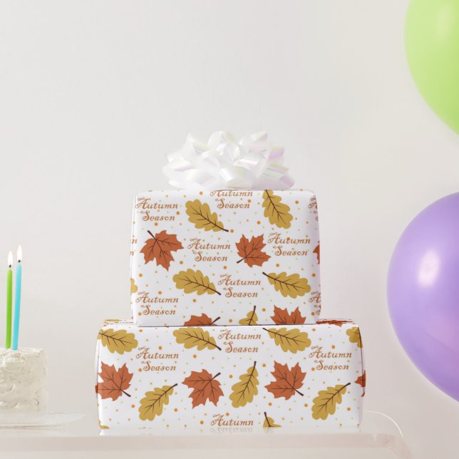 Papier Cadeau Autumn Season  (Cadeaux de fête)