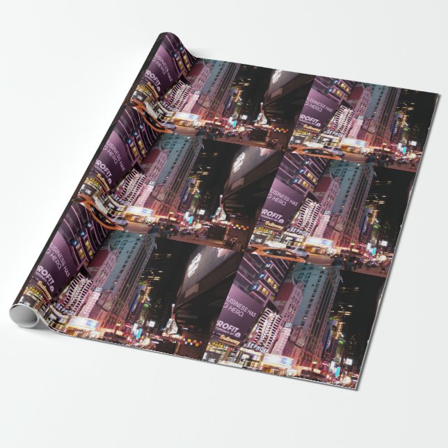 Papier Cadeau Avenue 2017 de New York City Amsterdam (Déroulé)