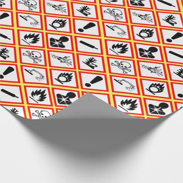 Papier Cadeau Avertissements sur les dangers de l'Osha (Coin)