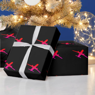 Papier Cadeau Avion volant Aviateur Aviateur