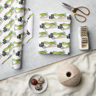 Papier Cadeau Avocado Roll Wasabi Sushi Restaurant Japonais