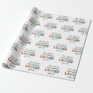 Papier Cadeau Avocat   Procureur   Awesome Avocat Drôle