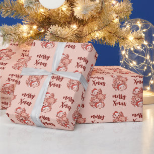 Papier Cadeau Axolotl Arbre de Noël Animaux de Noël Axolotls