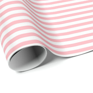 Papier Cadeau Baby Pink Papier à enveloppement blanc