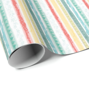 Papier Cadeau Baby shower arc-en-ciel Boho