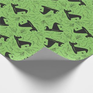 Papier Cadeau Baby shower Casquette sorcière Halloween