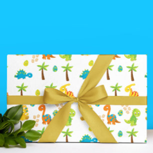 Papier Cadeau Baby shower Dinosaur Jurassique