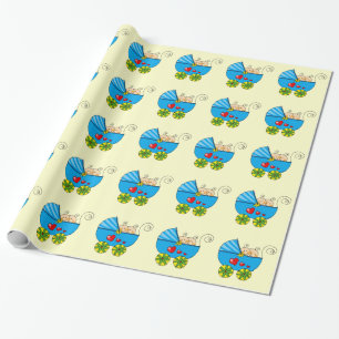 Papier Cadeau baby shower (jumeaux)