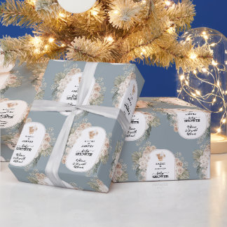 Papier Cadeau Baby shower simple mais mignon