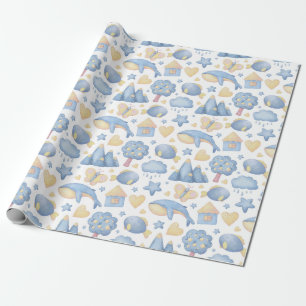Papier Cadeau Baby themed wrapping paper