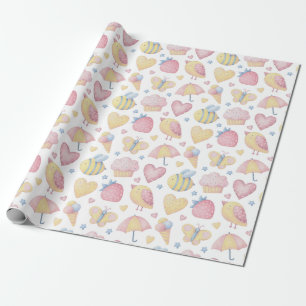 Papier Cadeau Baby themed wrapping paper