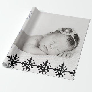 Papier Cadeau Baby wrapping paper rolls with Africa symbole.