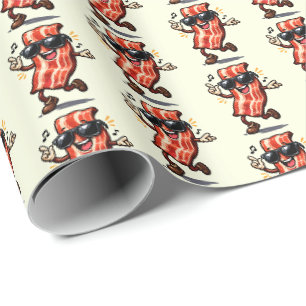 Papier Cadeau Bacon dansant
