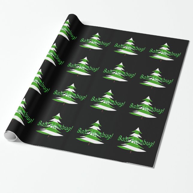Papier Cadeau Bah ! Humbug ! (Déroulé)