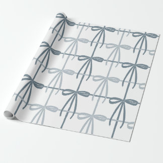 Papier Cadeau Baies bleues | Preppy | Noël ou Hanoukka