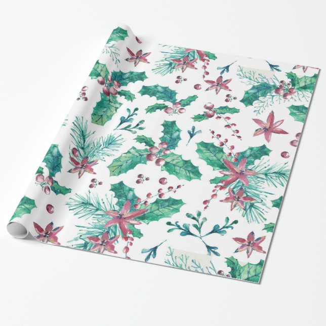 Papier Cadeau Baies de couleurs vives (Déroulé)